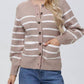 525 America - Josie Structured Stripe Cardigan