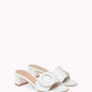 Gianvito Rossi - Women's Leather Buckle Flat Slide Sandals