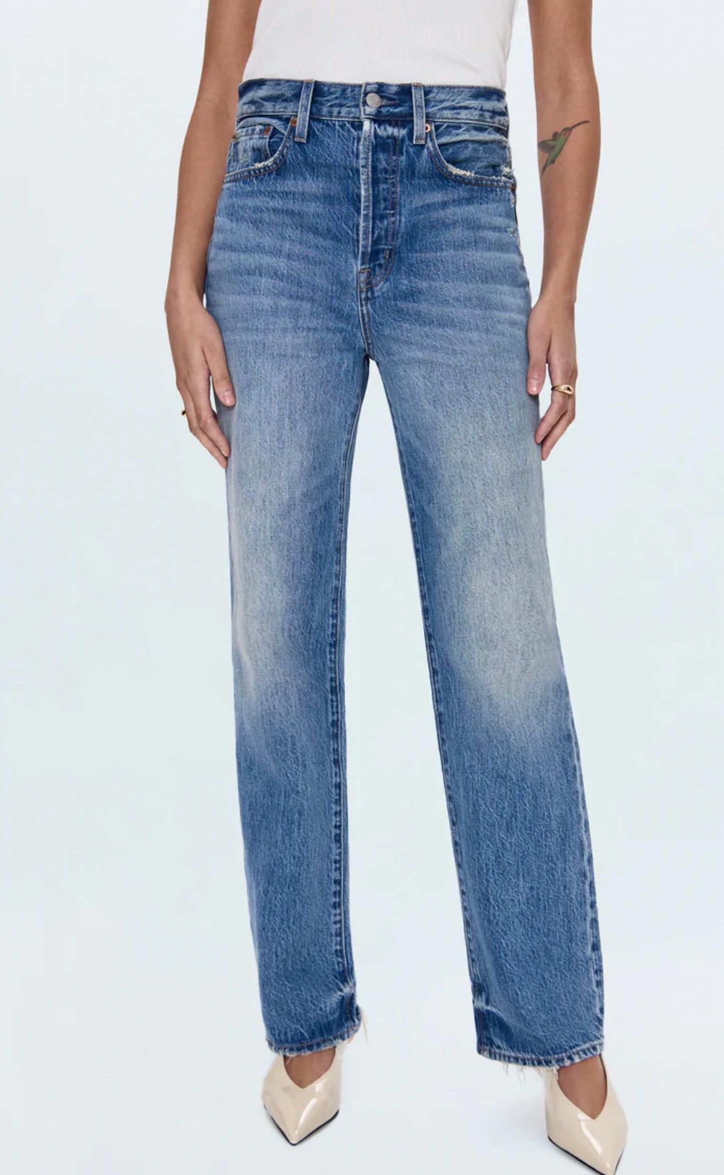 Pistola - Cassie Super High Rise Straight Jean