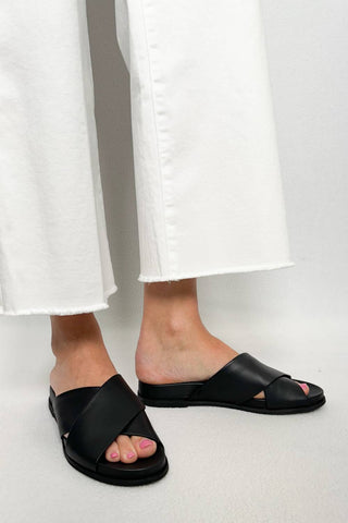 Eileen Fisher - Dibs Nappa Leather Wedge Sandal