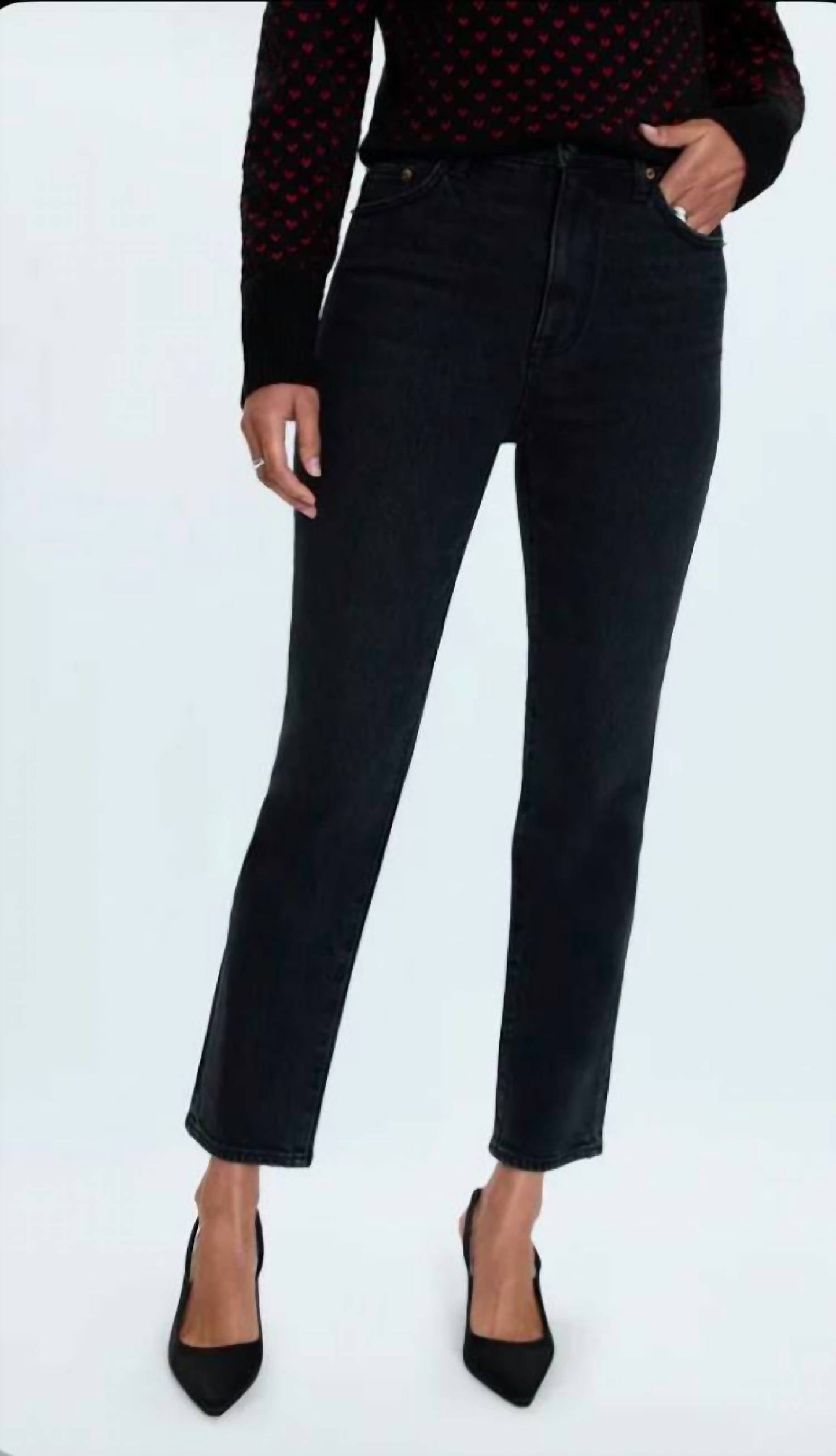 Pistola - BRI HIGH RISE SLIM STRAIGHT JEANS