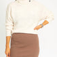 Q2 - BUTTON NECK KNIT