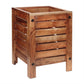 Natural Mango Wood Box Planter (Set of 2)
