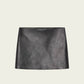 Agolde - Agda Mini Recycled Leather Skirt