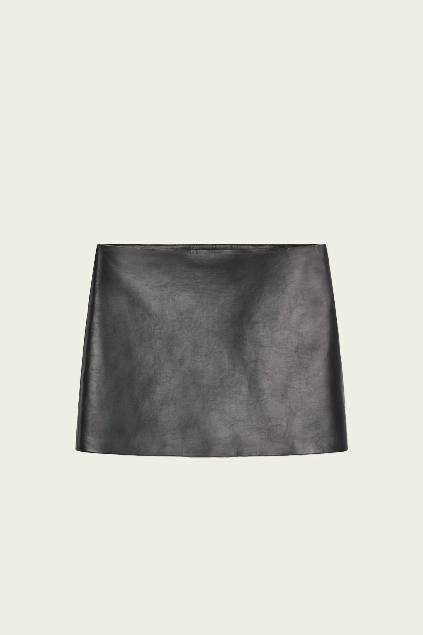 Agolde - Agda Mini Recycled Leather Skirt
