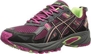 ASICS Kids Gel Venture 5 GS Trail Running Shoe Pink/Pistachio/Black Size 6.5 M US