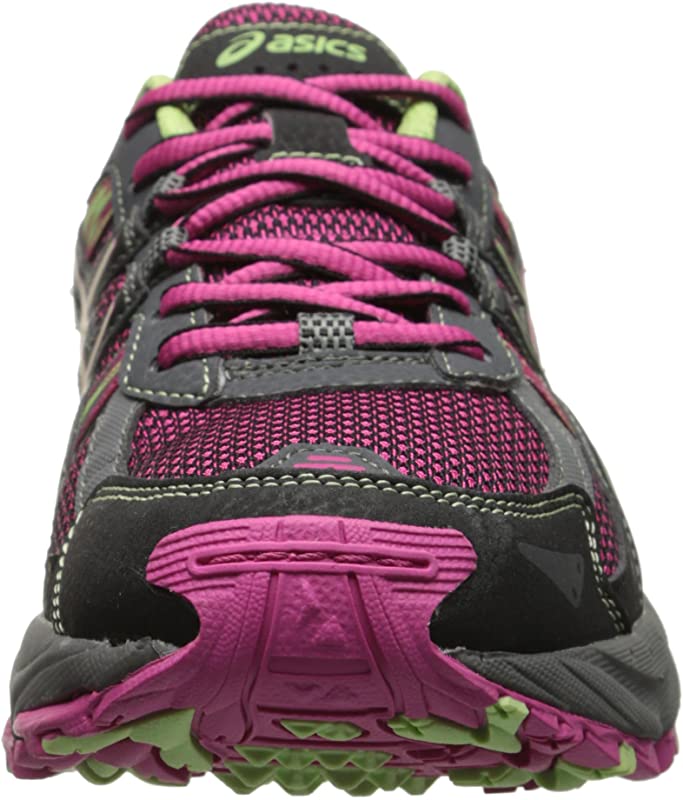 ASICS Kids Gel Venture 5 GS Trail Running Shoe Pink/Pistachio/Black Size 6.5 M US