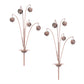 Iron Floral Spray Garden Stake (Set of 2)