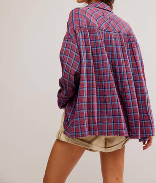 Free People - Cardiff Plaid Button Down Shirt