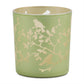 Frosted floral bird votive candle holder (set of 3)