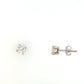 Aamiaa - 0.75 Carat Natural Diamond Round Brilliant Stud Earrings