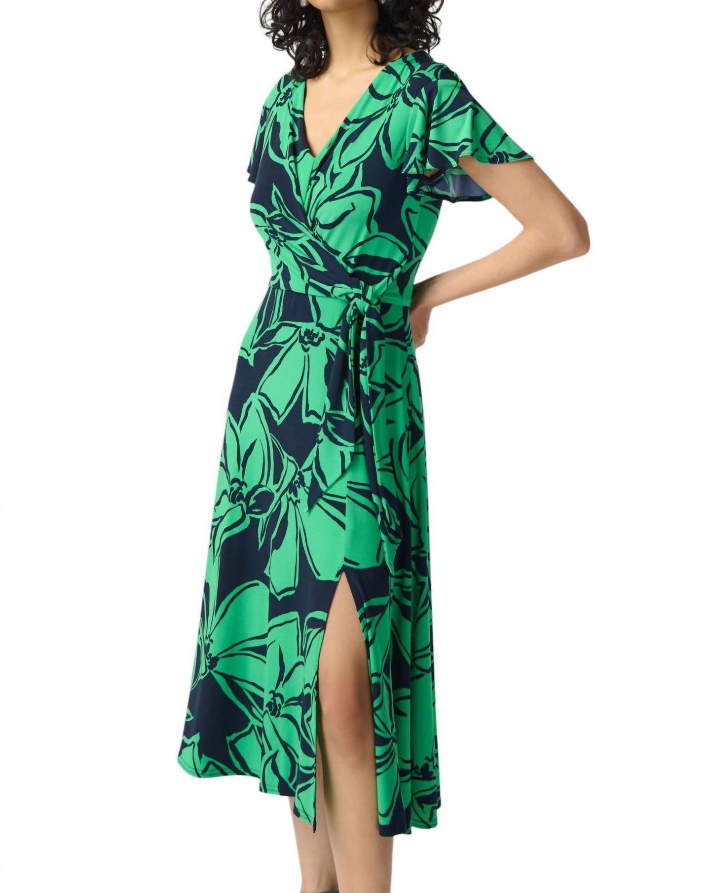 Joseph Ribkoff - Floral Print Midi Dress
