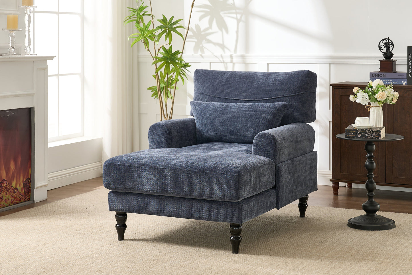 Modern Chaise Lounge Upholstered Indoor Recliner