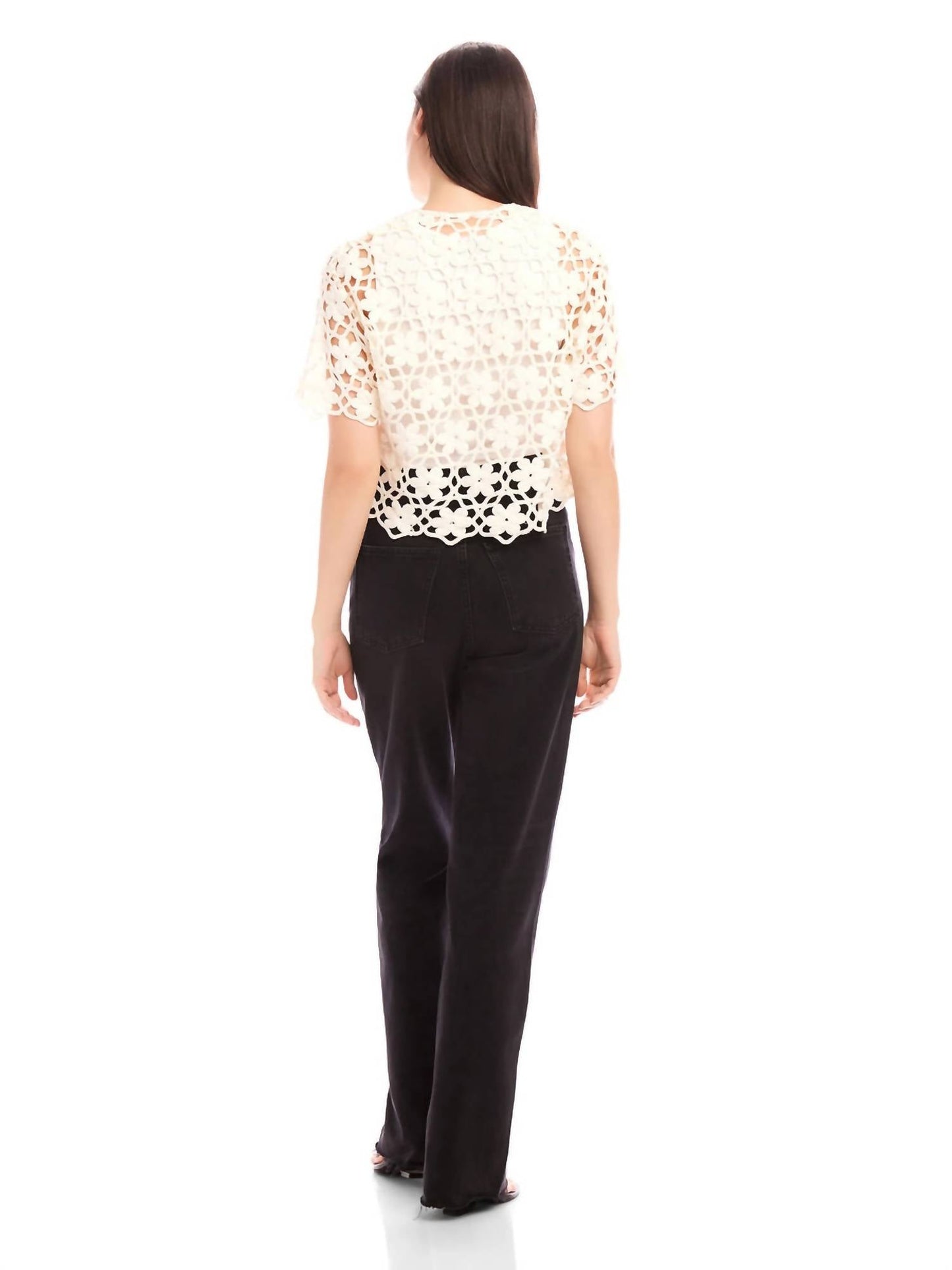 Fifteen Twenty - Kamille Crochet Shirt