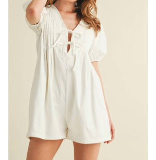 Cloud Ten - Front Tie Romper