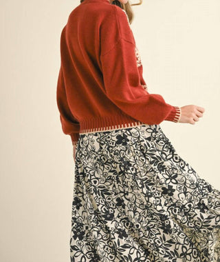 &Merci - Abigail Flower Detail Sweater