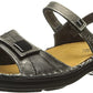 Naot Women's Papaya Wedge Sandal Metal Leather Size 36 M EU