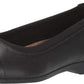 Clarks Women's Un Darcey Cap Ballet Flat Black Size 9.5 D(W) US