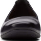 Clarks Women's Un Darcey Cap 2 Ballet Flat Black