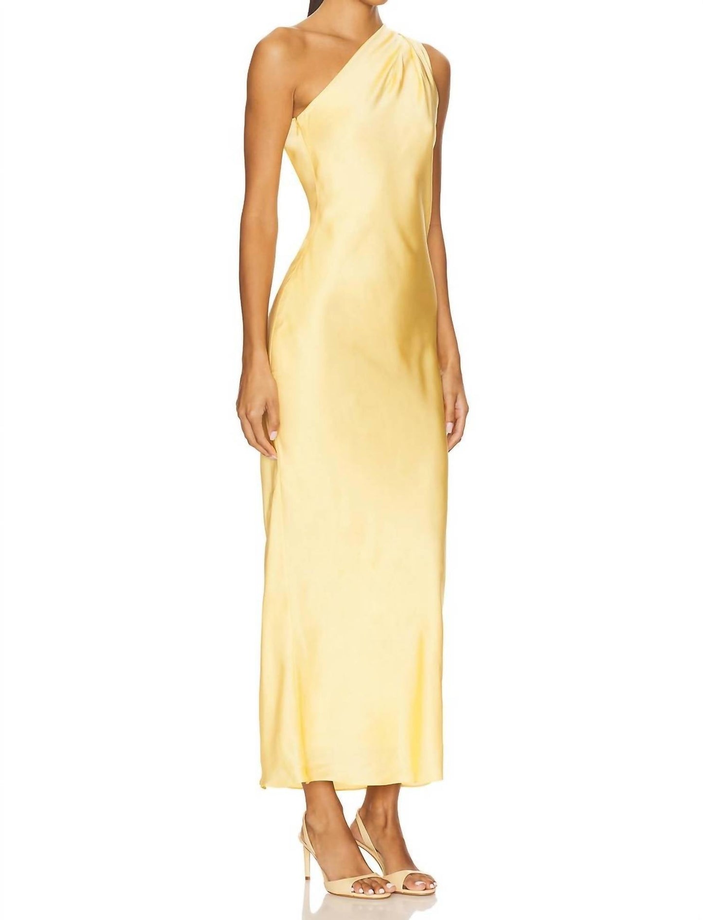 Alejandra Alonso Rojas - Shoulder Dress With Cape