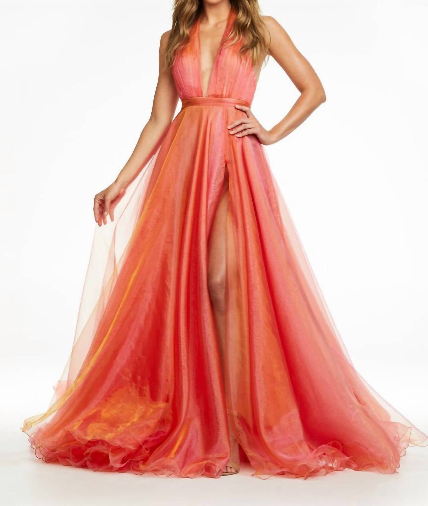 Ashleylauren - Halter Ball Gown