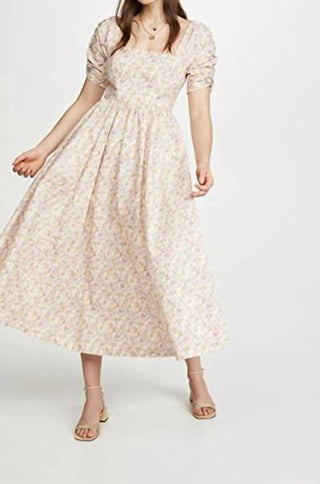 Free People - She’s A Dream Floral Powder Combo Maxi Dress