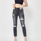 Risen - Olivia High Rise Distressed Skinny Jeans