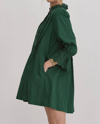 Entro - Lace Trim Short Dress