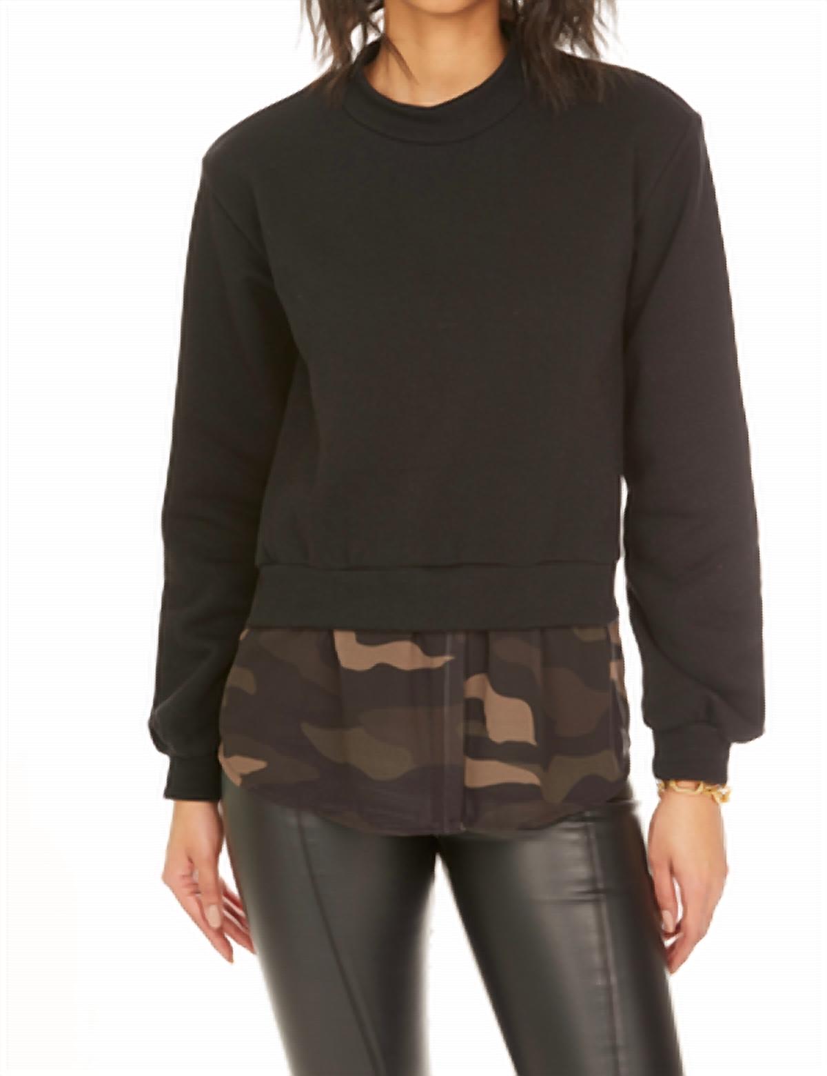 Generation Love - Emersyn Camo Combo Sweatshirt
