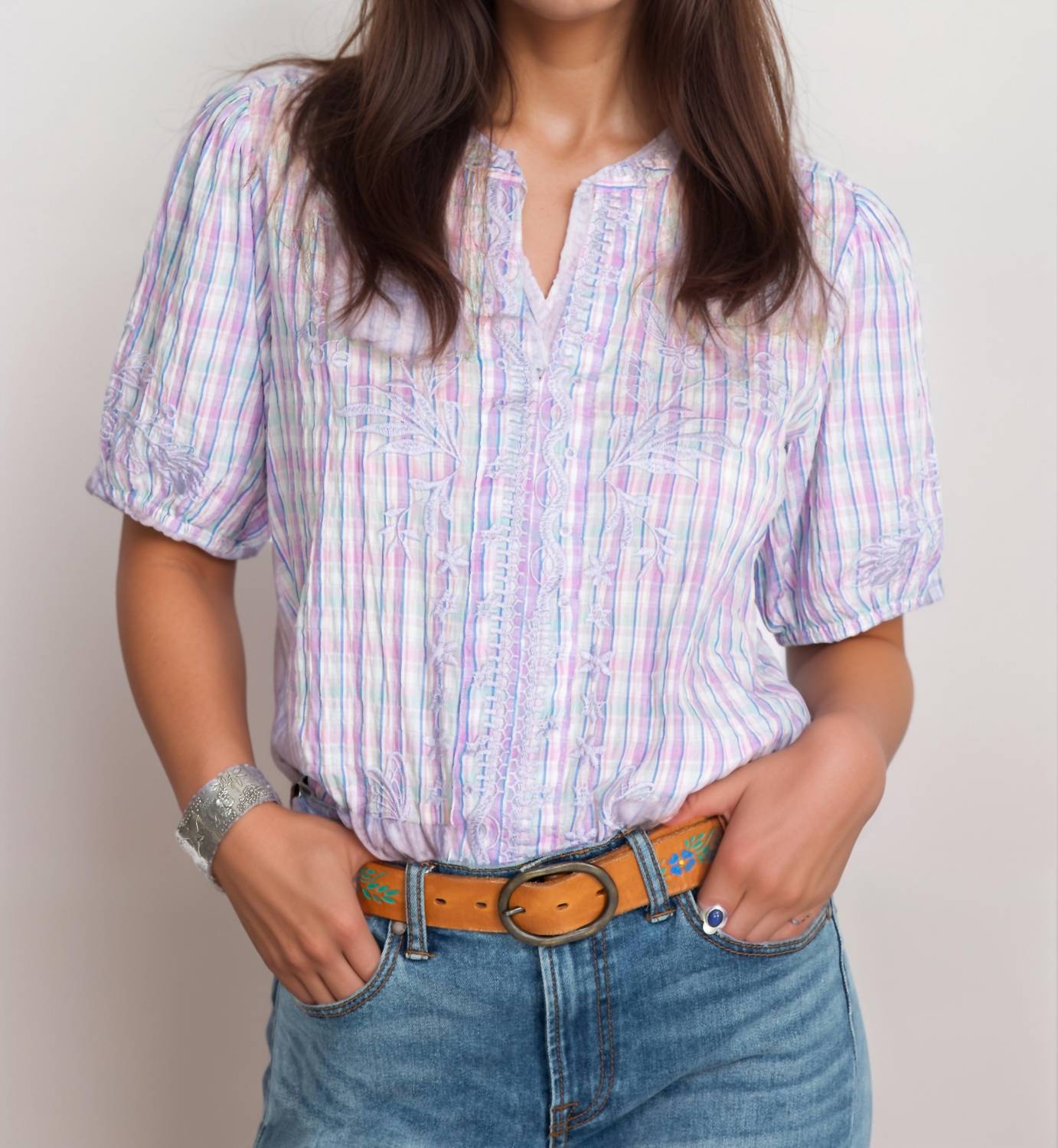 Johnny Was - Malo Puff Sleeve Blouse