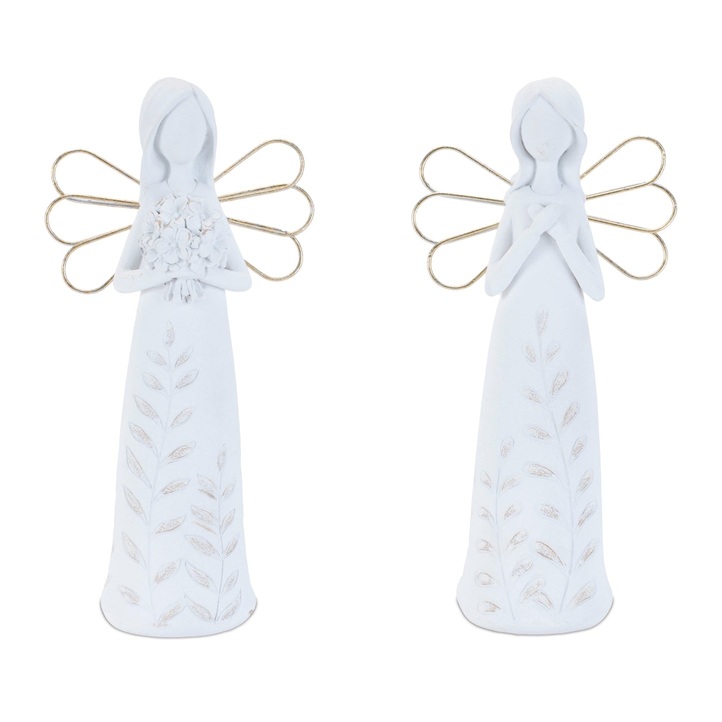 Etched Angel Figurine (Set of 4)