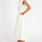Karina Grimaldi - Eden Solid Button Down Skirt