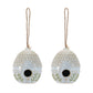 Ornate Porcelain Birdhouse (Set of 2)