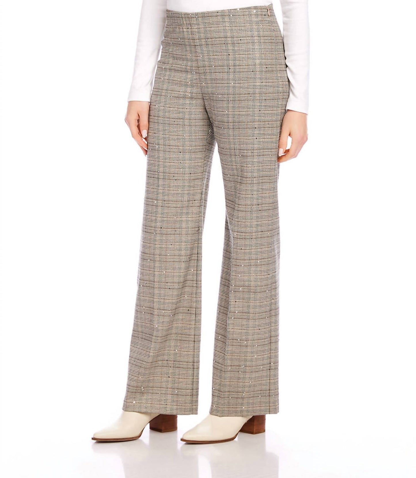 Karen Kane - Women's Sequin Plaid Pants