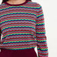&Isla - Cassie Wave Stitch Crew Top