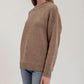 Blu Pepper - Speckle Knit Mock Neck Sweater