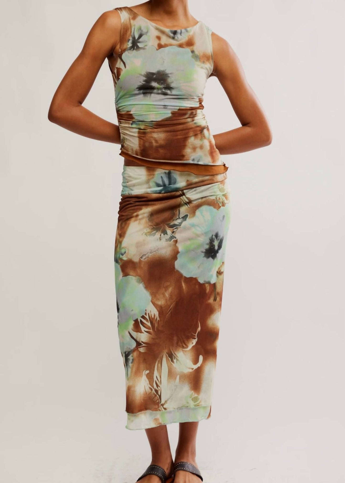 Free People - Sunset Mesh Maxi Skirt