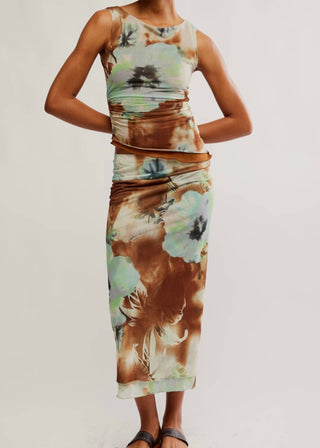 Free People - Sunset Mesh Maxi Skirt