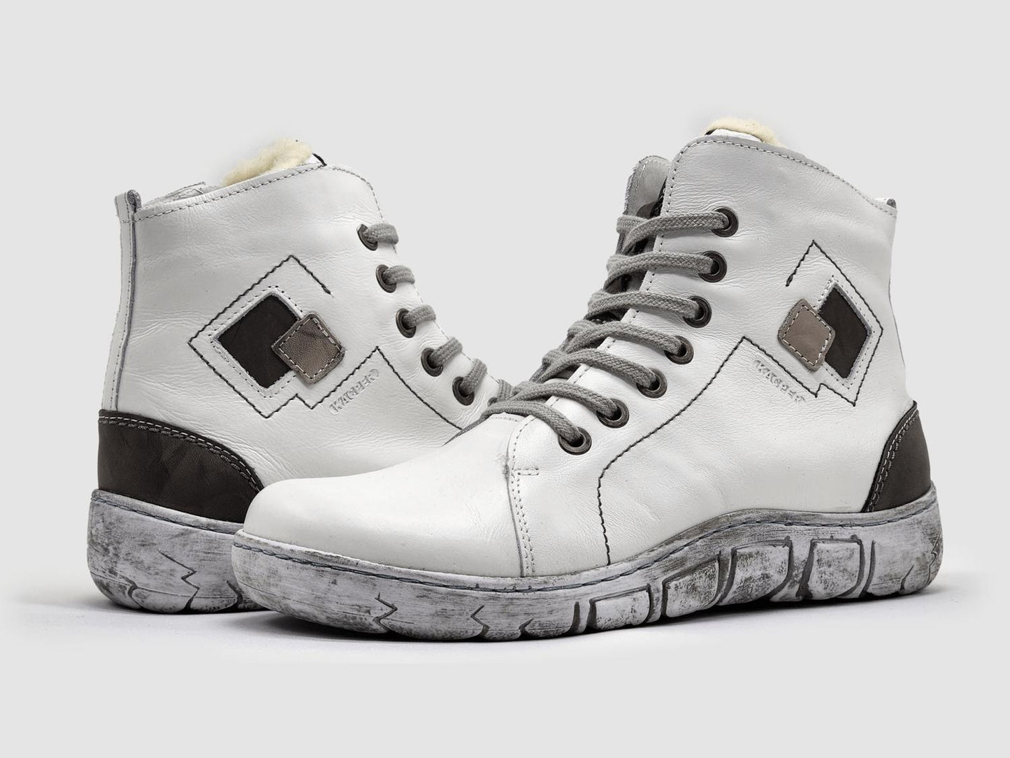 Kcr Group - Women's Original Thick Leather Boots