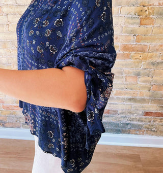 Reneec. - Boho Paisley Top - Plus