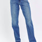 Judy Blue - Mid Rise Release Hem Dad Denim Jeans