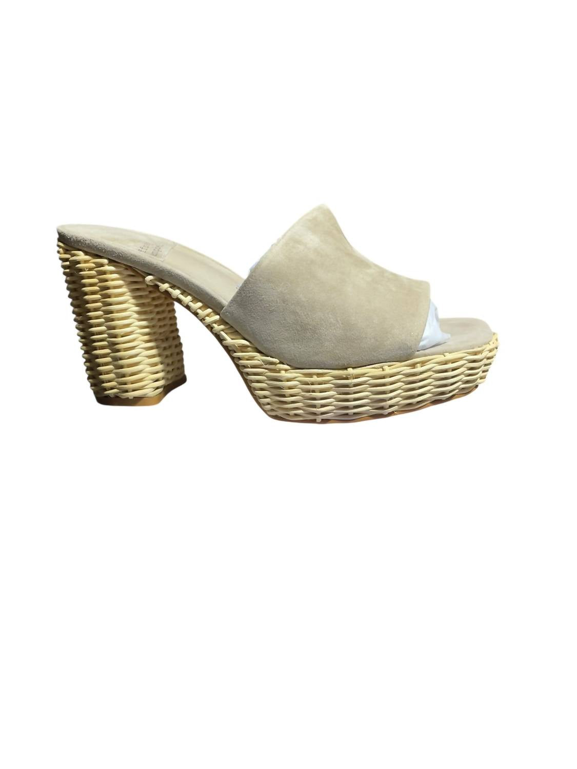 Jeffrey Campbell - Women's Magda Wicker Suede Shoes