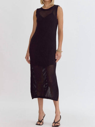 Entro - Knit Sleeveless Midi Dress