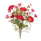 Mixed Poppy Floral Bush (Set of 4)