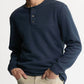 Jachs New York - Sherpa Bonded Waffle Long Sleeve Henley