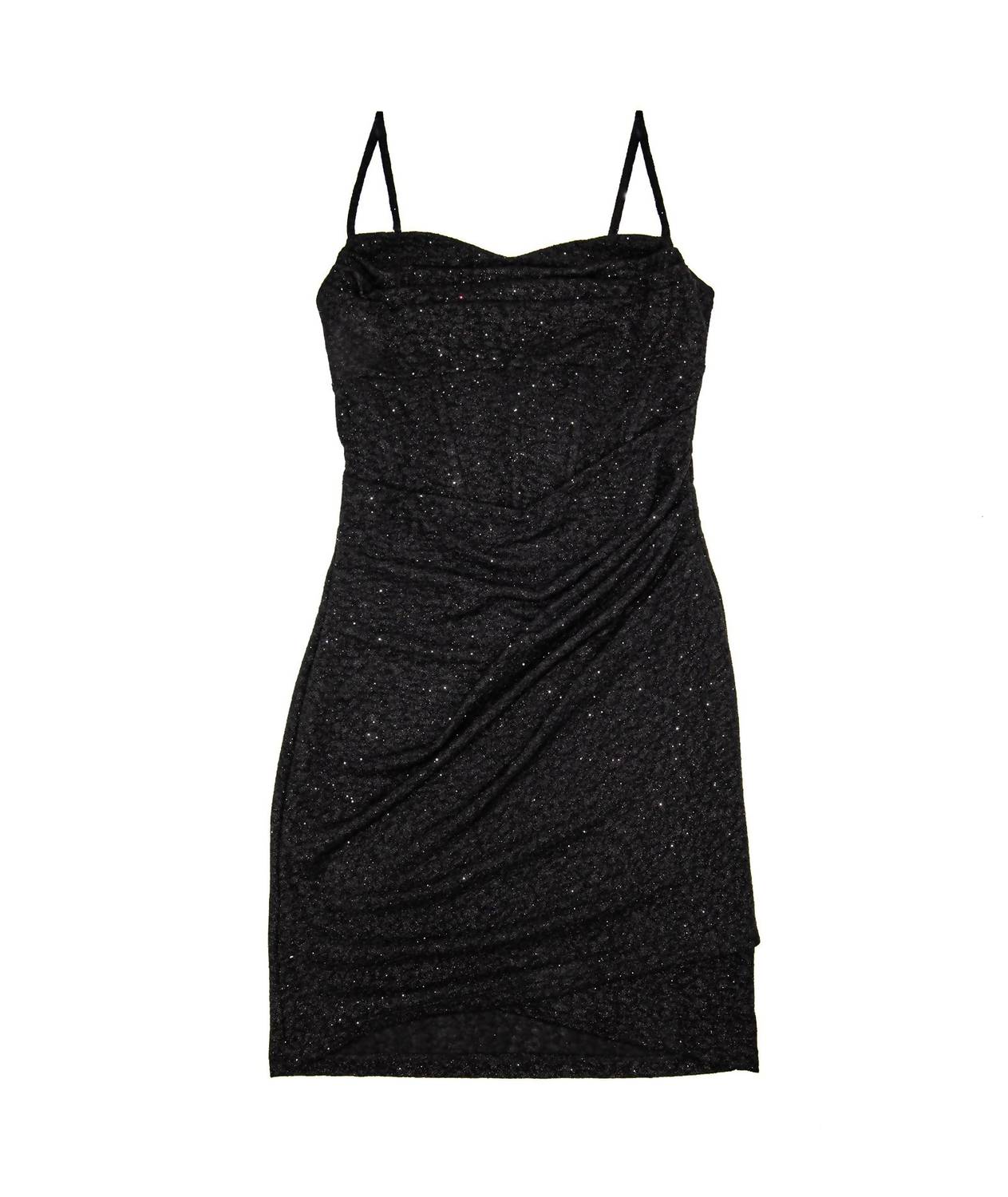 8Apart - Junior Women's Nichole Glitter Stretch Mini Dress