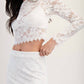 Edit By Nine - Lace Beauty Long Sleeve Top