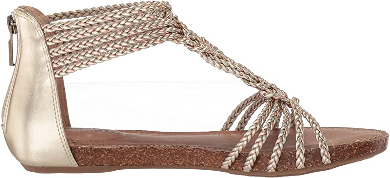 Adam Tucker Women's Nakira5 Flat Rose Gold Yellow Size 6 B(M) Us