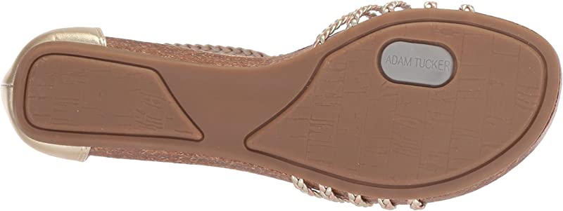 Adam Tucker Women's Nakira5 Flat Rose Gold Yellow Size 6 B(M) Us