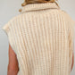 Cloud Ten - Sleeveless Cable Knit Sweater